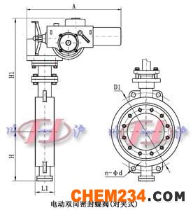 電動(dòng)雙向密封蝶閥(法蘭式)